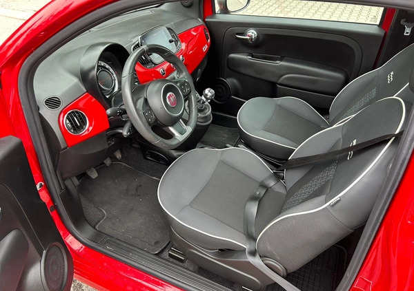 Fiat 500 cena 49900 przebieg: 16518, rok produkcji 2021 z Żory małe 154